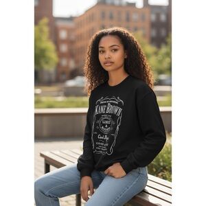 KANE BROWN NWT Black/White Graphic Long Sleeve Crewneck Sweatshirt M